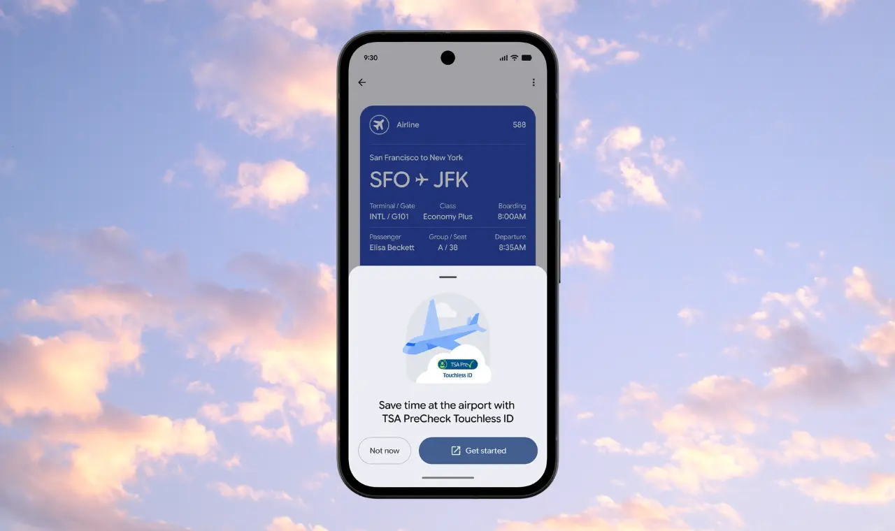 Google Wallet and TSA PreCheck Touchless ID