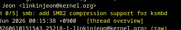 KSMBD compression patches