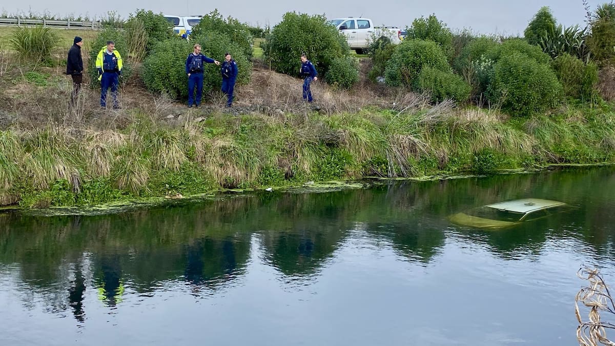 Hastings: Stolen Mazda Demio found submerged in Karamu Stream