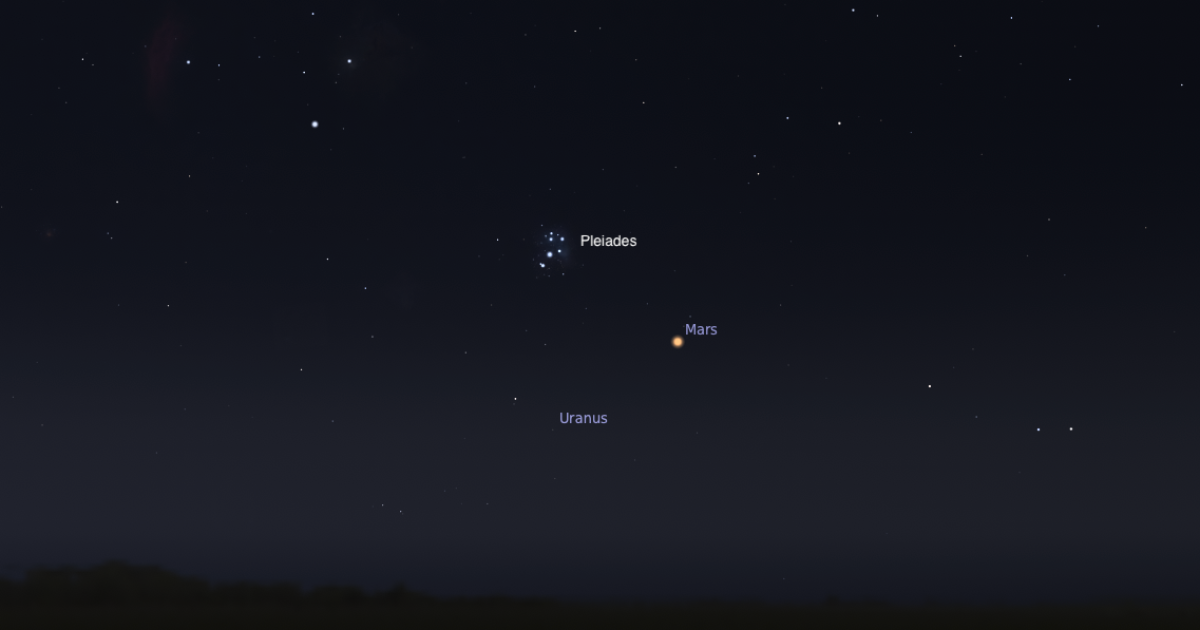 The Sky Today on Saturday, June 27: Mars meets the Pleiades