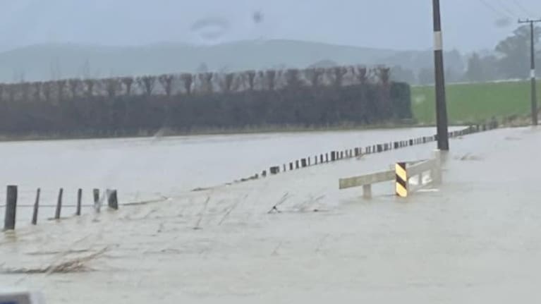 Flooding on the outskirts of Masterton.
