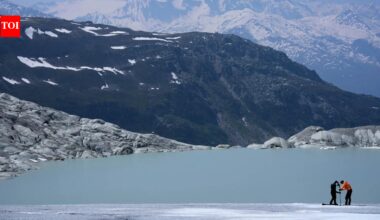 Switzerland Glaciers: Swiss glaciers shrink as climate crisis fuels extreme heat across Europe