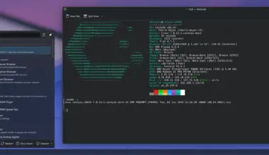 CachyOS with KDE Plasma desktop