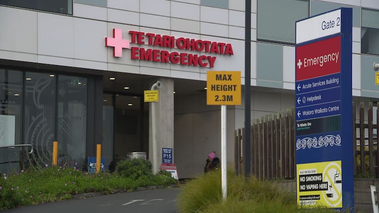 Waikato Hospital accident and emergency department entry