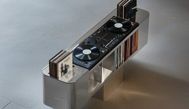 A Steel and Brass Monument to Vinyl Records
