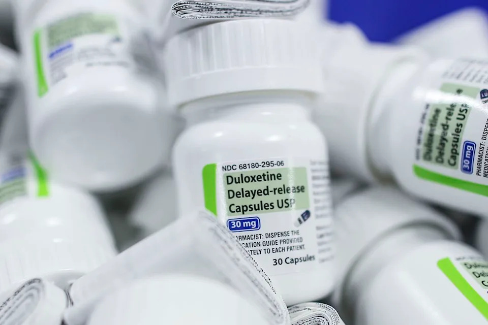 Stock image of bottles of DuloxetineCredit: Dhiraj Singh/Bloomberg via Getty