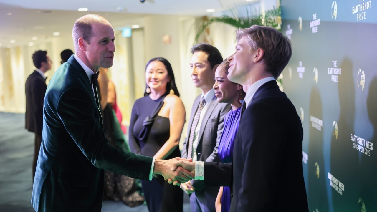 Robert Irwin joins Prince William at the Earthshot Prize Awards