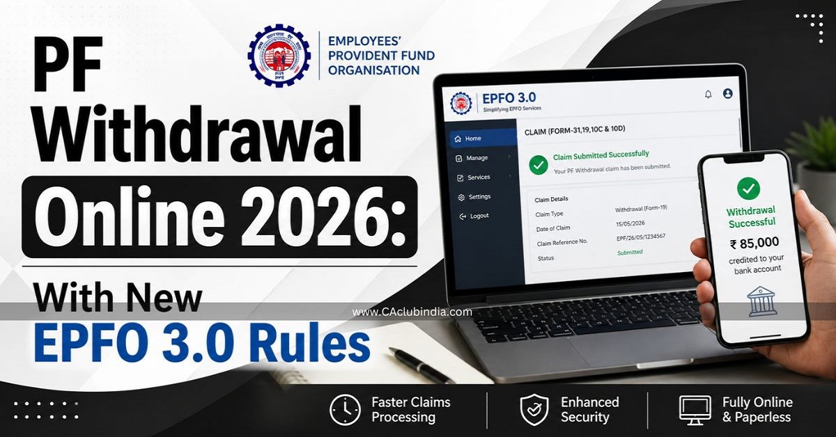 PF Withdrawal Online 2026: With New EPFO 3.0 Rules