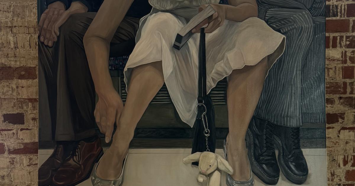 Viral painting by Norfolk artist displayed at Ickworth House