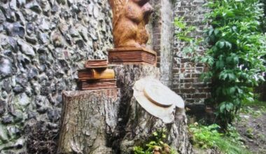 Squirrel sculpture stolen from Old Library Wood in Norwich