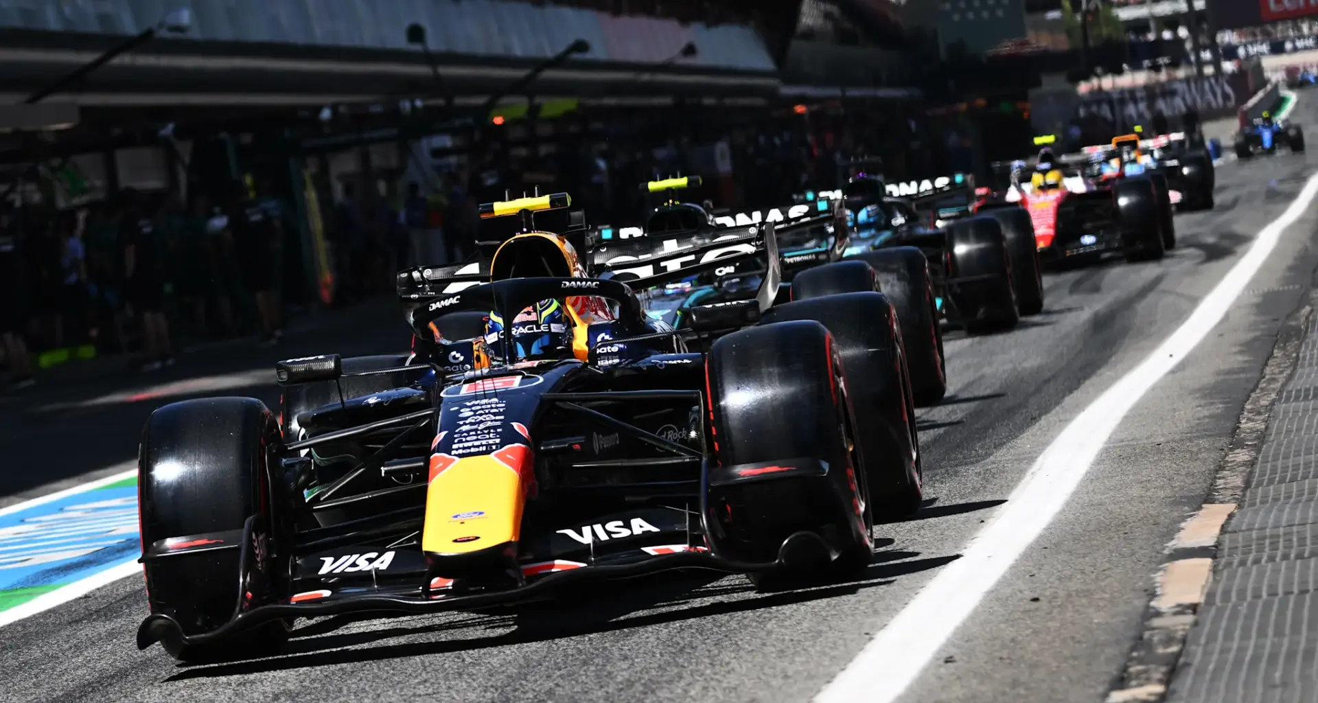 BARCELONA, SPAIN - JUNE 13: Fifth placed qualifier Max Verstappen of the Netherlands and Oracle Red