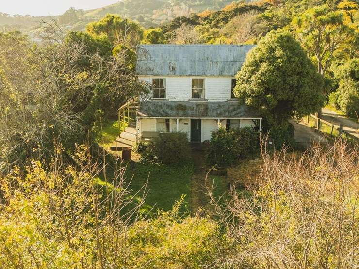 The tired five-bedroom villa at 11 Rue Balguerie, in Akaroa, is believed to date back to the 1860s. Photo / Supplied