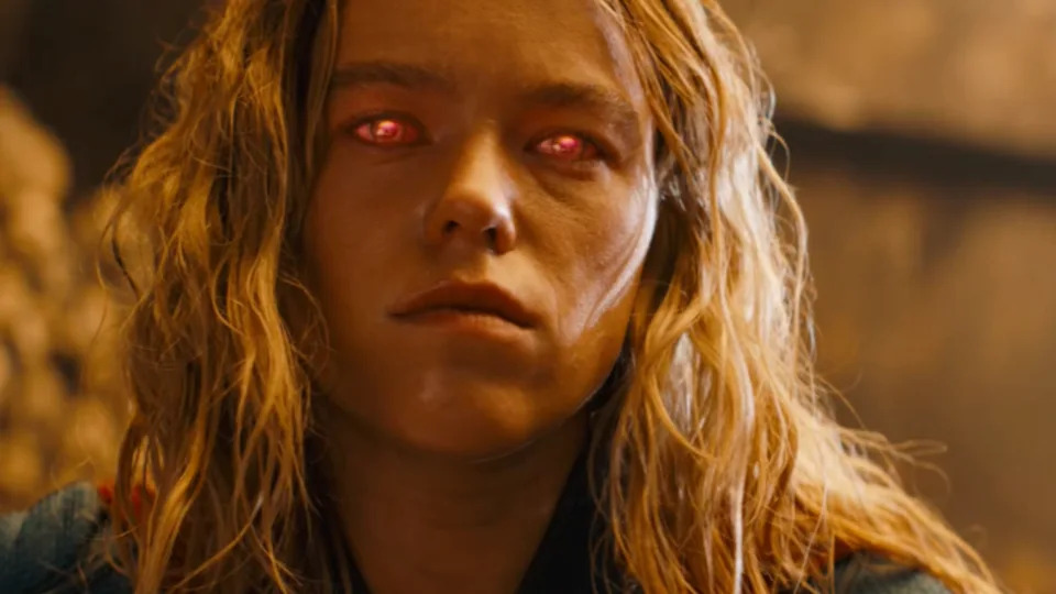 Milly Alcock as Kara Zor-El in Supergirl.