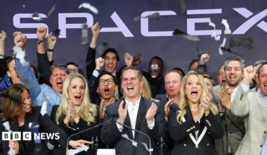 SpaceX IPO: Elon Musk becomes world's first trillionaire as SpaceX shares soar on stock market debut