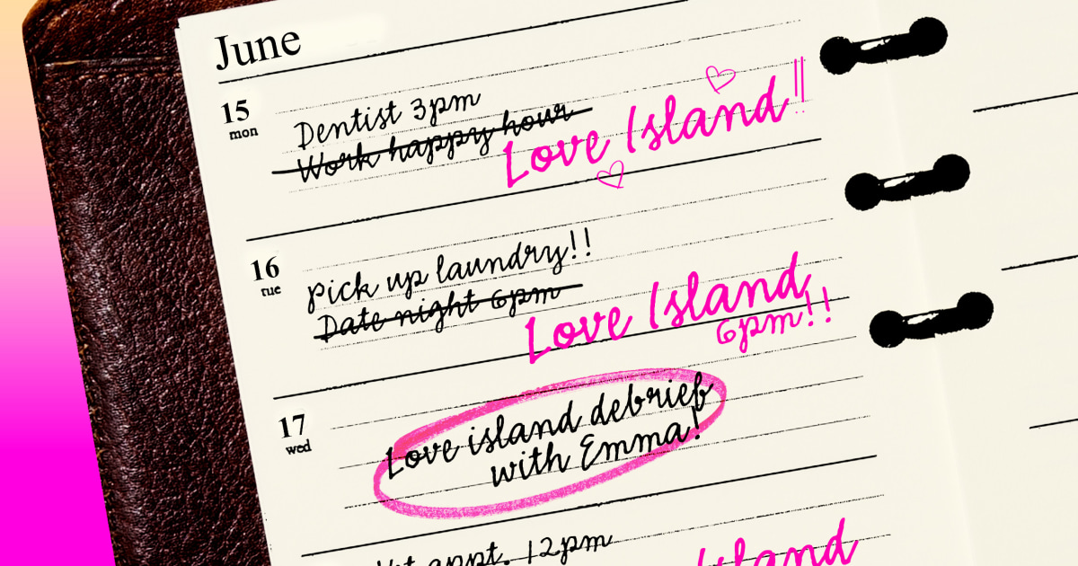 Booked, busy and watching ‘Love Island USA’: How fans schedule their lives around the show - NBC News