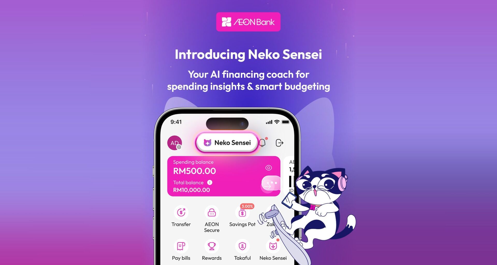 The New Ringgit Savvy ‘AI Neko Sensei’ Is Here To Help Solve Your Financial Puzzle