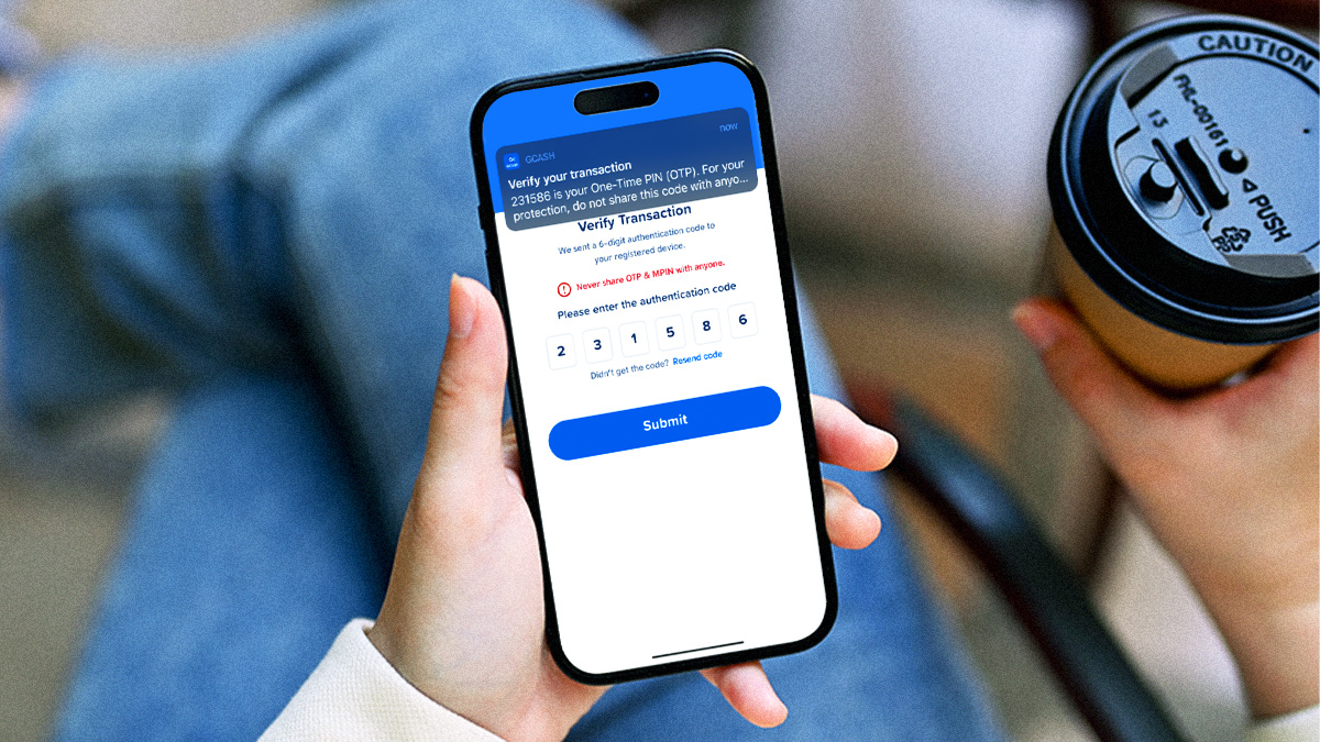 GCash users will now receive OTPs in-app to keep transactions secure against scams