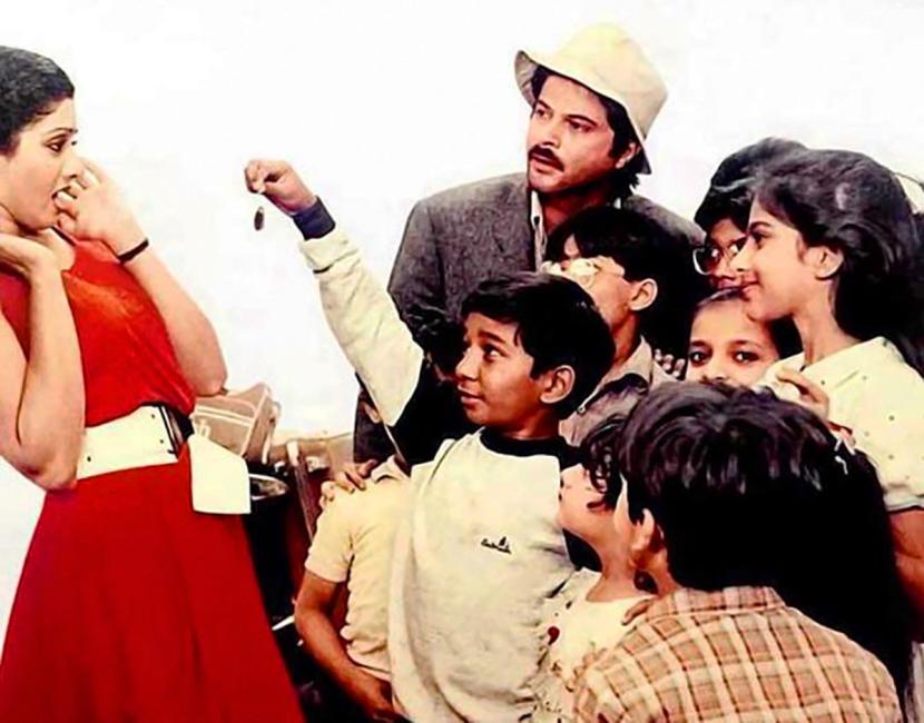 A scene from Mr India A scene from Mr India