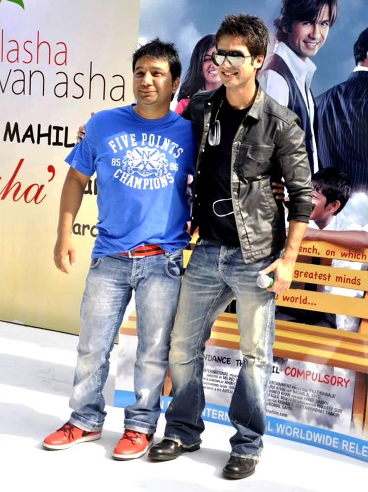 Ahmed Khan with Shahid Kapoor