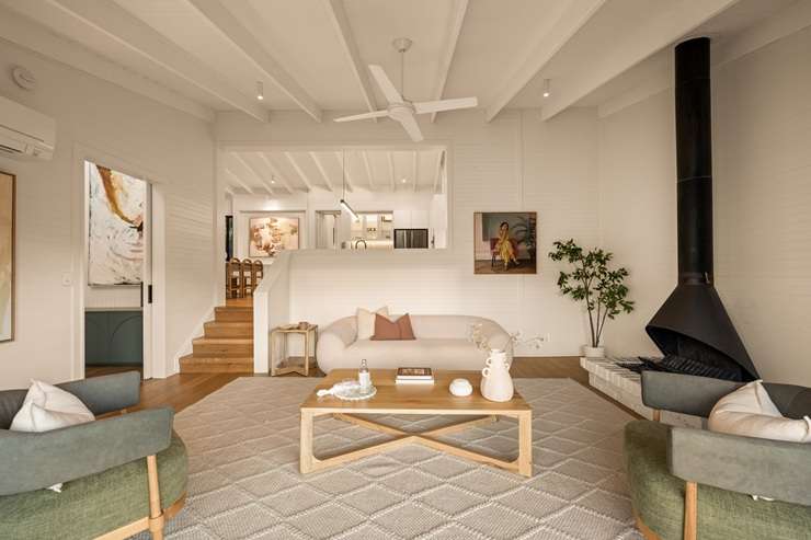 The Ullrich's completed a massive rebuild, extension and renovation on their Paddington home around the same time as buying Stewart Island Lodge. Photo / Supplied