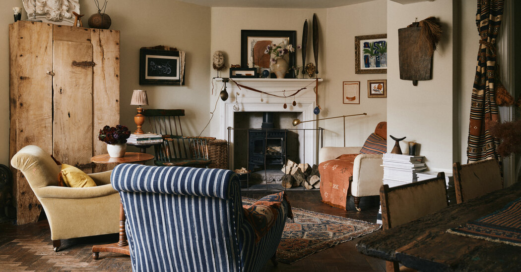 Inside Scarlett Supple and James Thurstan Waterworth’s English Countryside Cottage