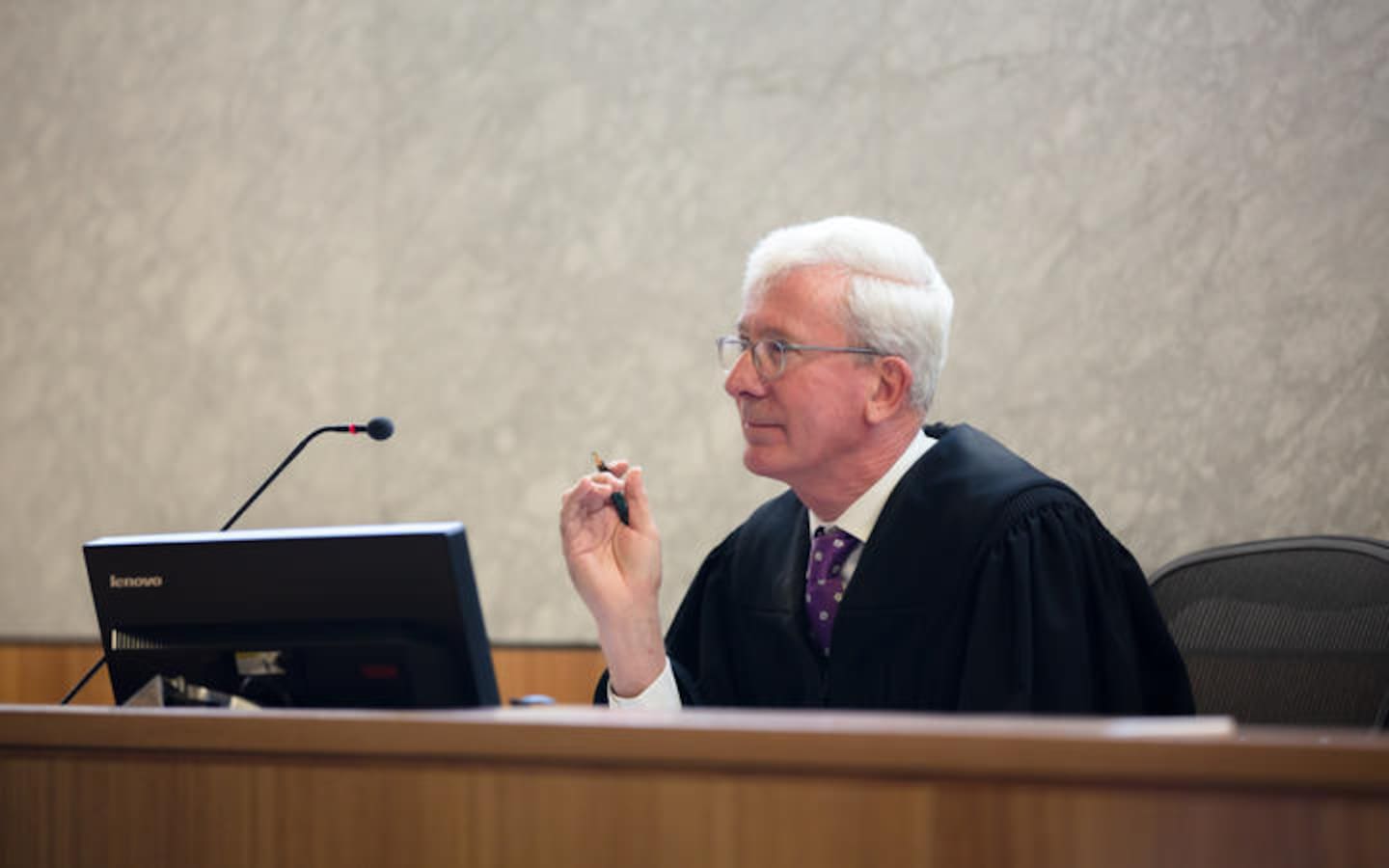 Judge David McNaughton sentenced the man to home detention. Photo / RNZ, Claire Eastham-Farrelly