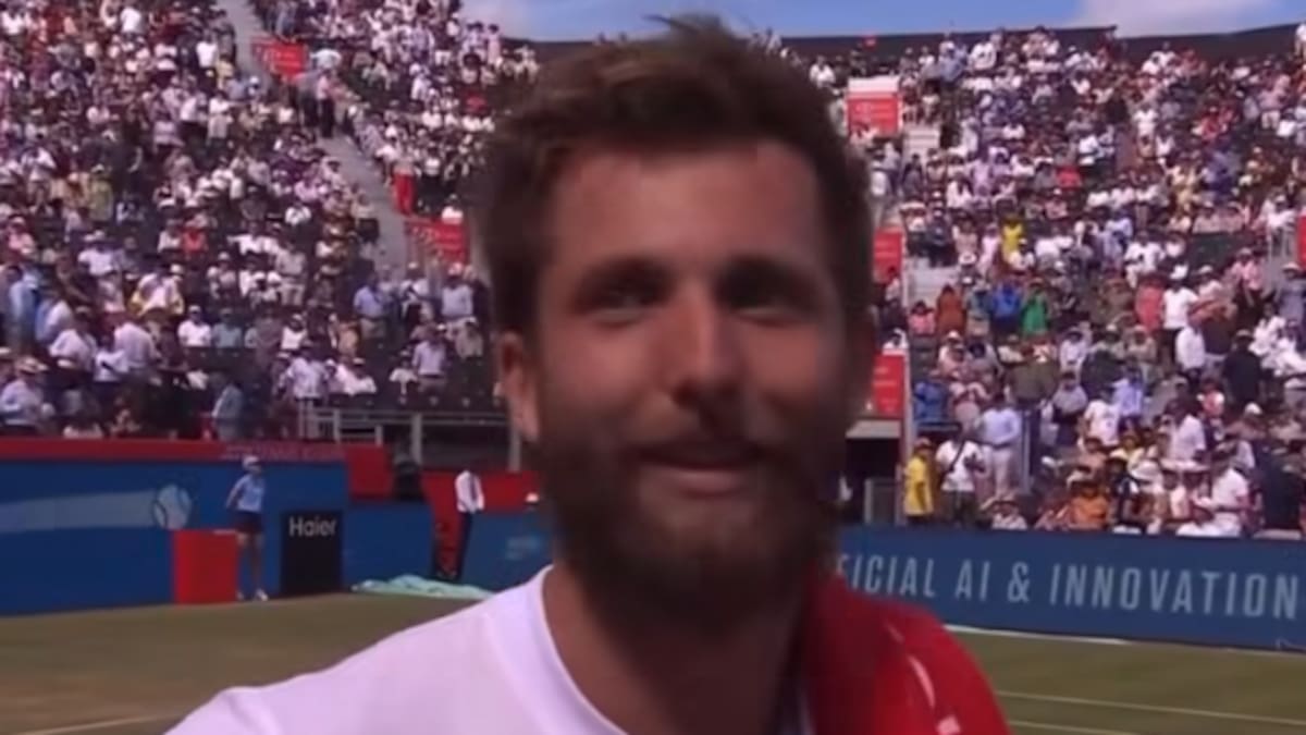 Tennis: Corentin Moutet’s repeated swearing forces BBC to cut Queen’s interview short