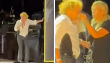 Rod Stewart stops Utah concert to use oxygen tank onstage