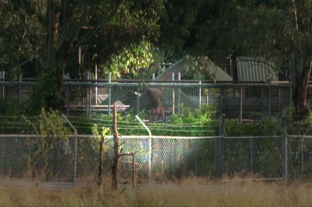 Secured by padlocks, wire fencing, barbed wire and a guard dog, it's the secret government compound authorities would rather you not know about.