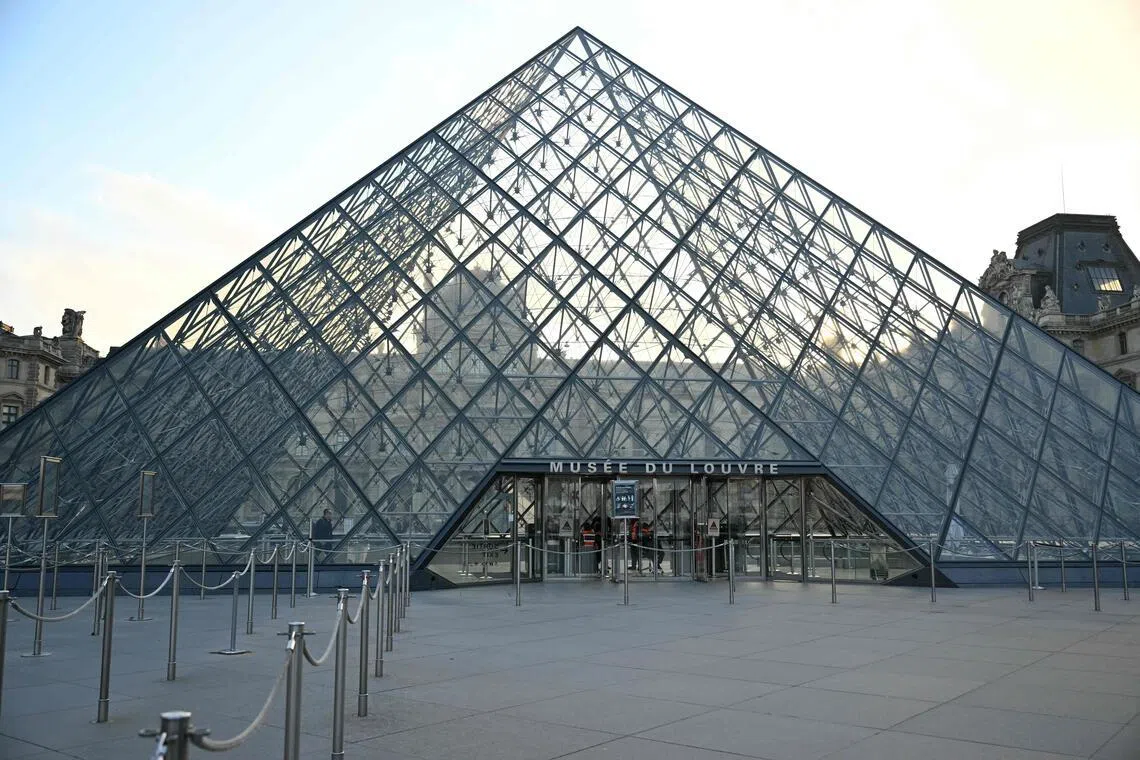 Home to iconic pieces of art, the Louvre in France is the world's most visited museum.