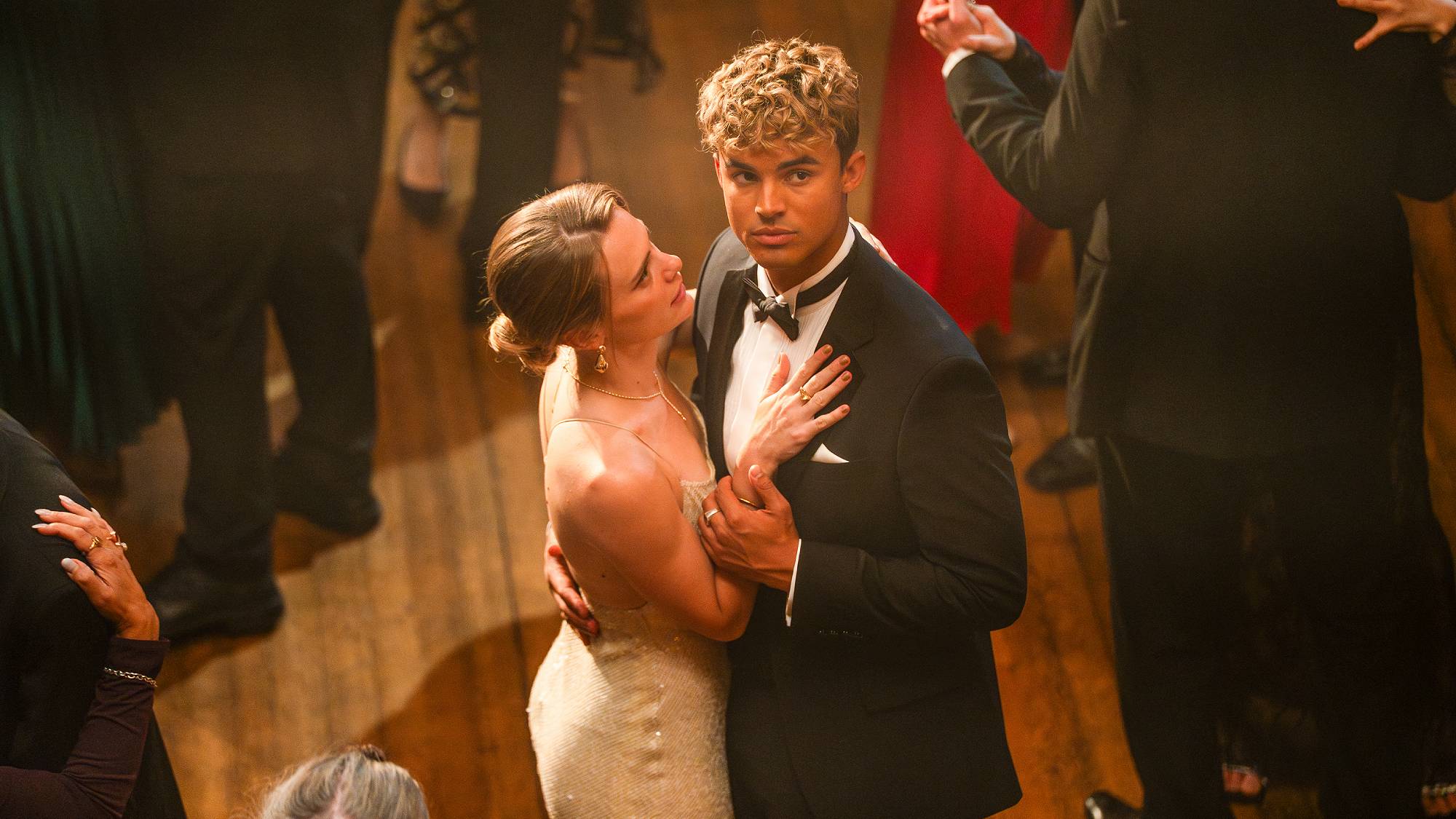 Louisa Binder and Matthew Broome in "Your Fault: London" on Prime Video