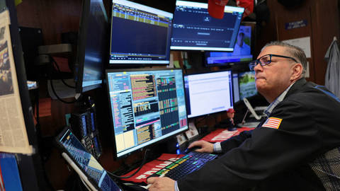 Trader at the NYSE.