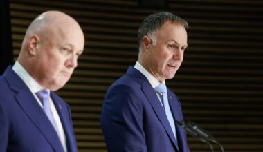 Revenue Minister Simon Watts clashes with Greens’ Chlöe Swarbrick on whether big tech firms pay enough tax in NZ