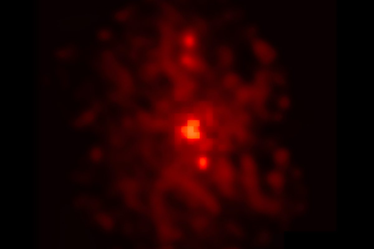 Image showing the detection of methane at comet 3I/ATLAS by the James Webb Space Telescope