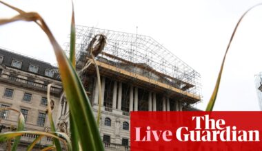 Bank of England expected to leave interest rates on hold today; UK unemployment falls – business live | Business