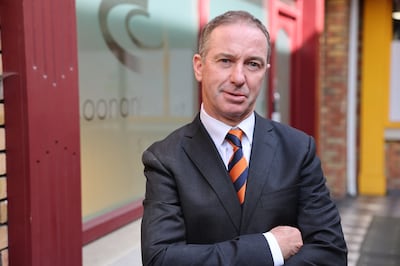 Solicitor Andrew Coonan at the offices of his firm Coonan Cawley, in Naas, Co Kildare. 
Photograph: Dara Mac Dónaill/The Irish Times
