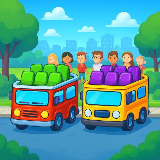 Bus Frenzy : Color Sort