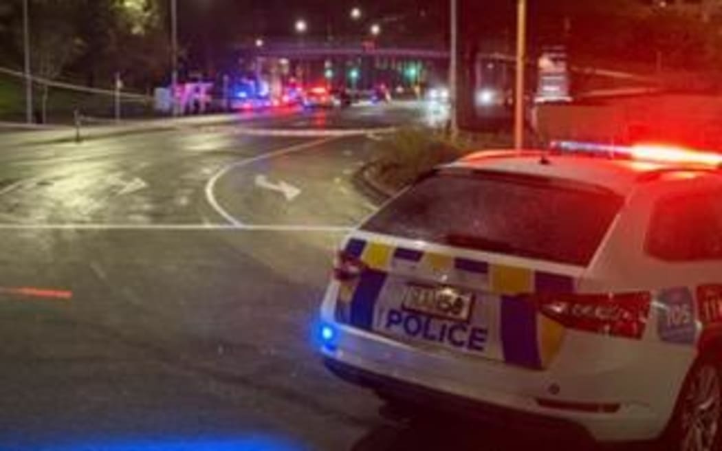 There is a large police presence after a grievous assault in central Auckland on Tuesday night.