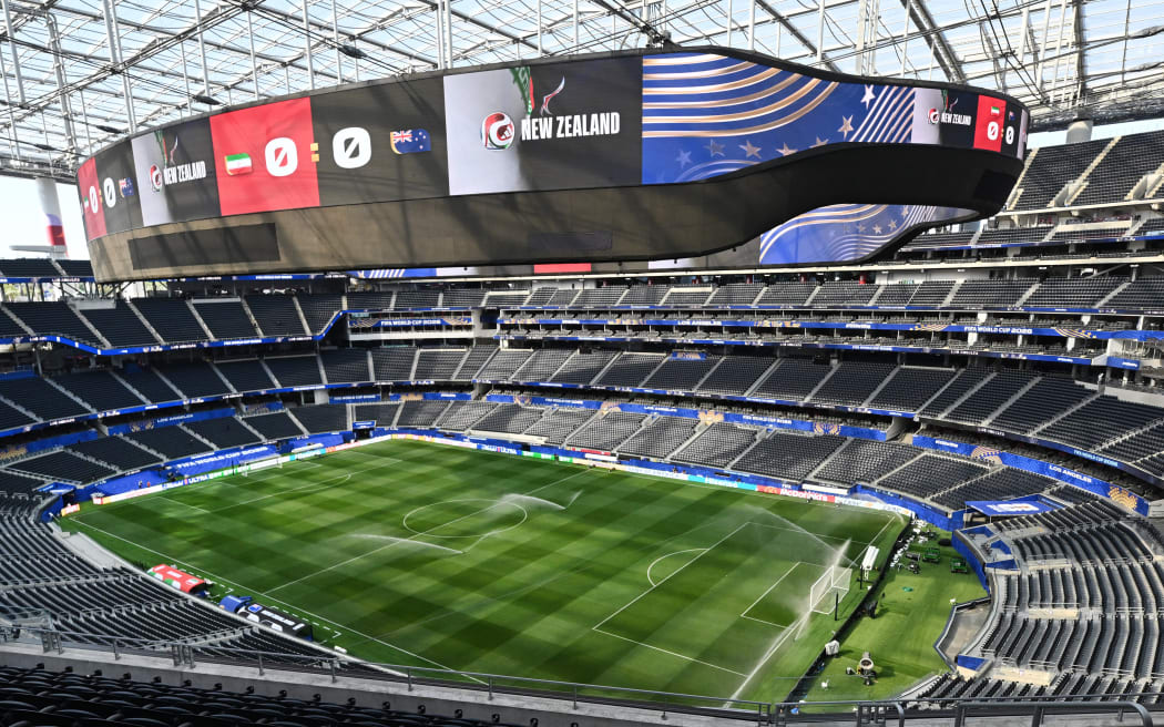Los Angeles Stadium ahead of the All Whites opening game at the FIFA World Cup 2026 vs Iran.