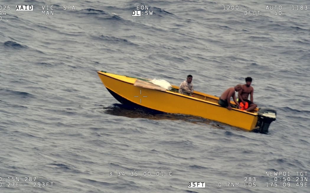 A RNZAF P-8A Poseidon crew have located missing boats in Fijian and Kiribati waters.