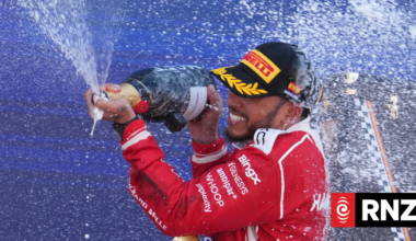 F1: Lewis Hamilton wins first GP with Ferrari, Liam Lawson in the points