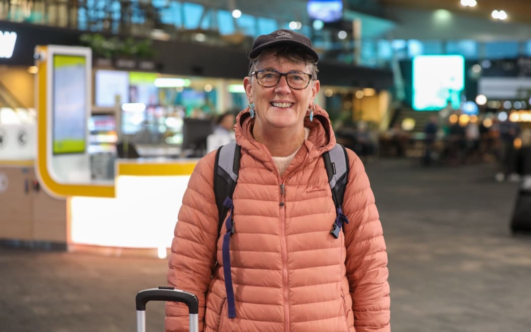 Kate Jensen - flight plans disrupted by fire at Wellington Airport