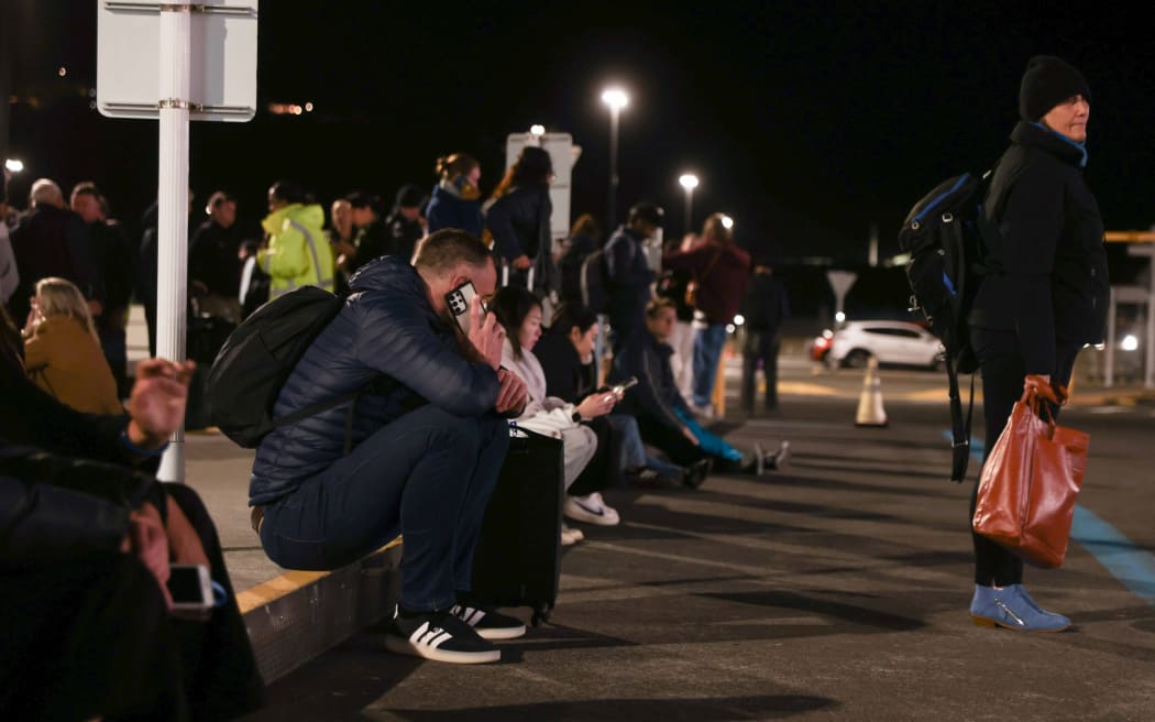 Evacuations at Wellington Airport after a fire.