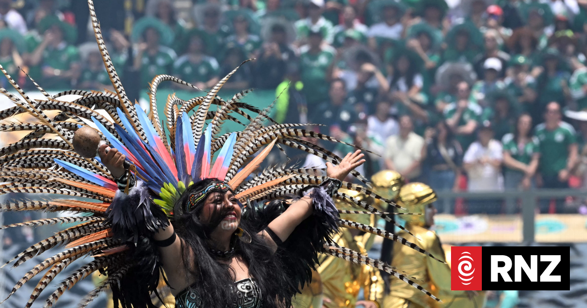 Scuffles at Mexico's World Cup fan zone as thousands jostle for entry