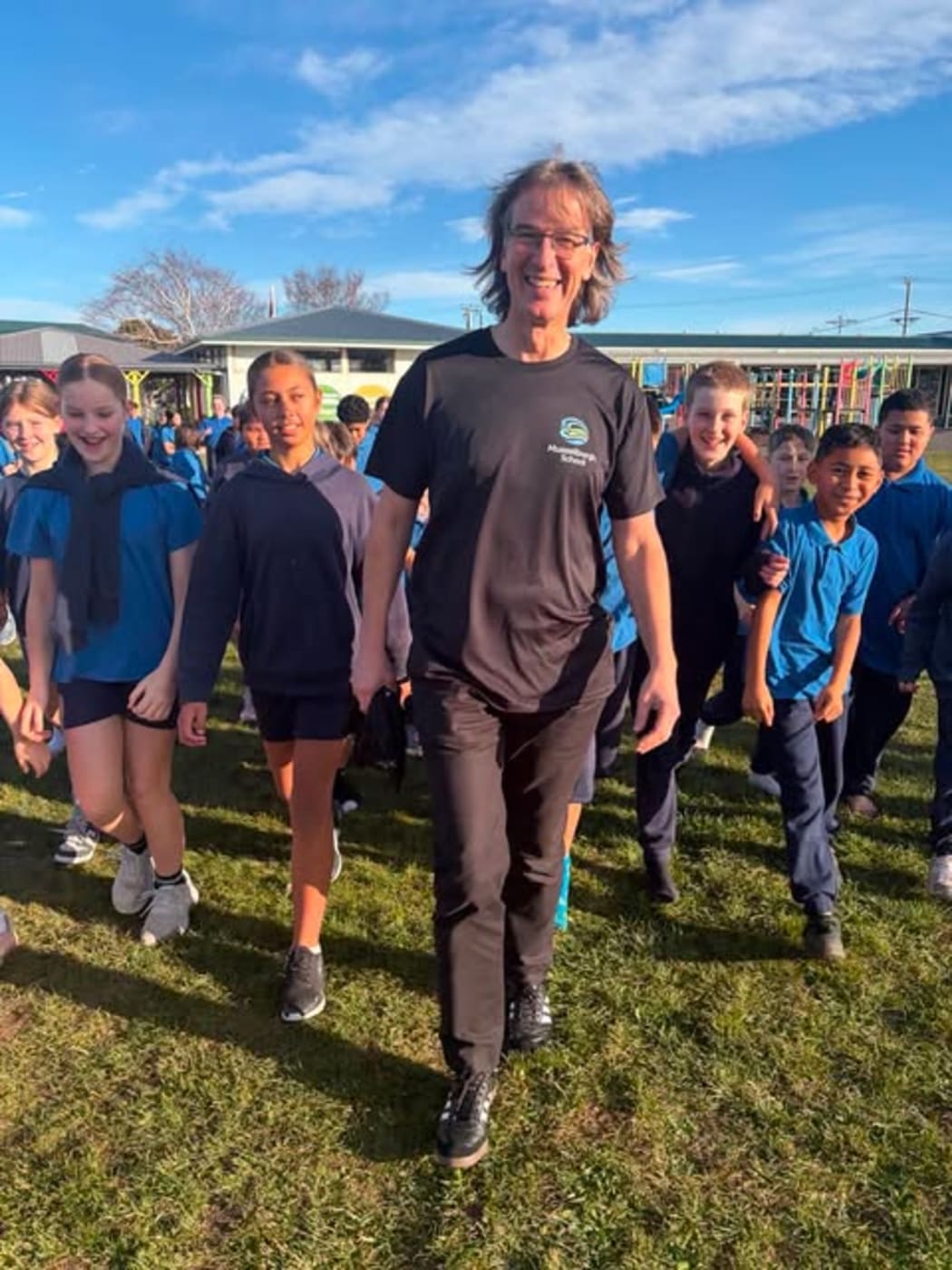 Rob Taylor at Musselburgh School.