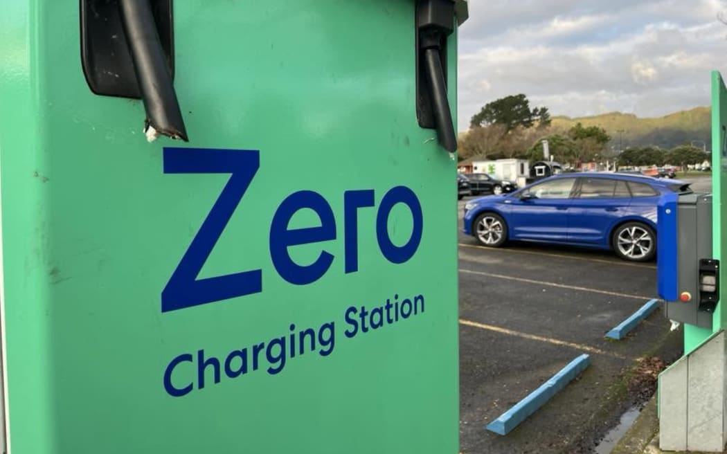 The Avalon Park chargers vandalised.