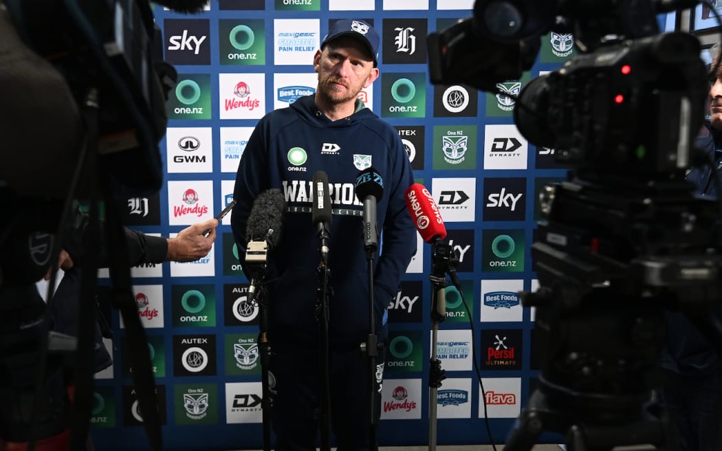 Warriors head coach Andrew Webster. New Zealand Warriors NRL rugby league media session and at Go Media Stadium, Auckland, New Zealand. Wednesday 10 June 2026. © Photo: Andrew Cornaga / Photosport