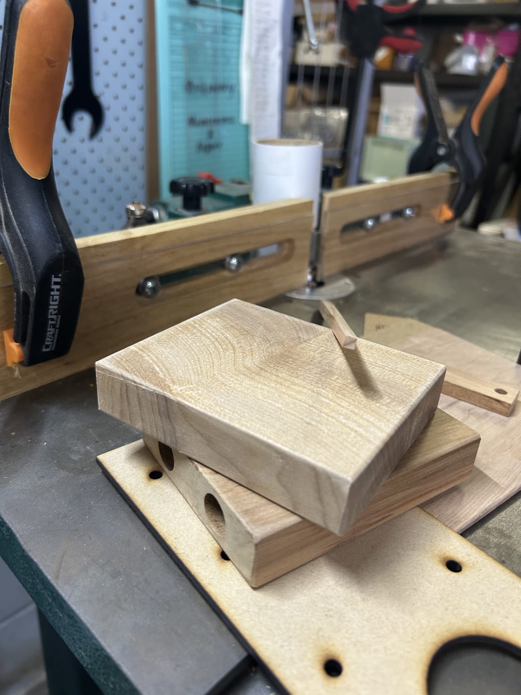 Picture shows a piece of wood.