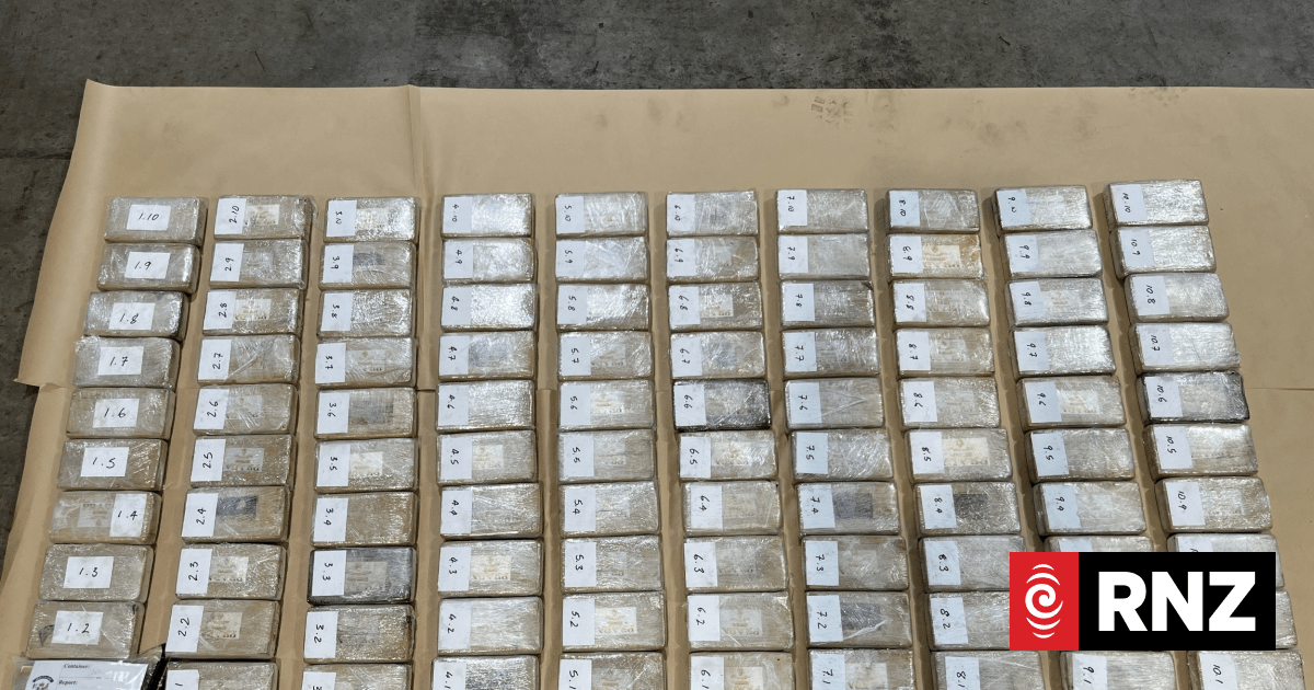 Customs uncover 100kg cocaine worth $35m hidden in Tauranga container