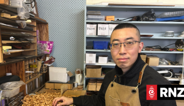 Failed violin project kindles Andrick Li's passion for making chopsticks